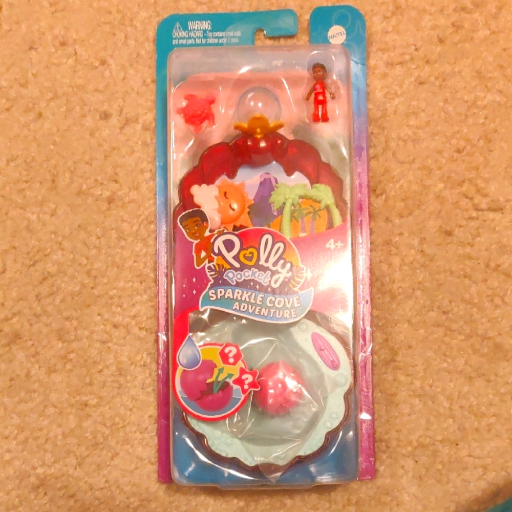 Polly Pocket Sparkle Cove Adventure Beach compact Playset With Micro Doll